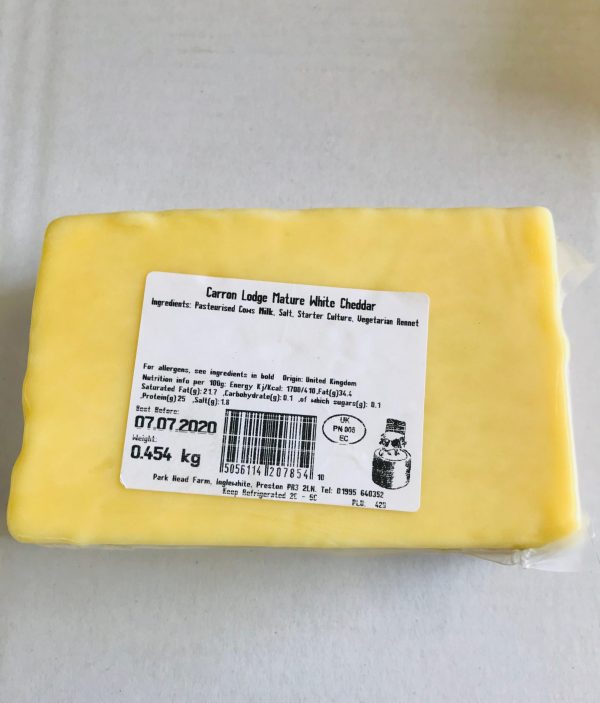Beacon Veg Boxes - Mature White Cheddar Cheese
